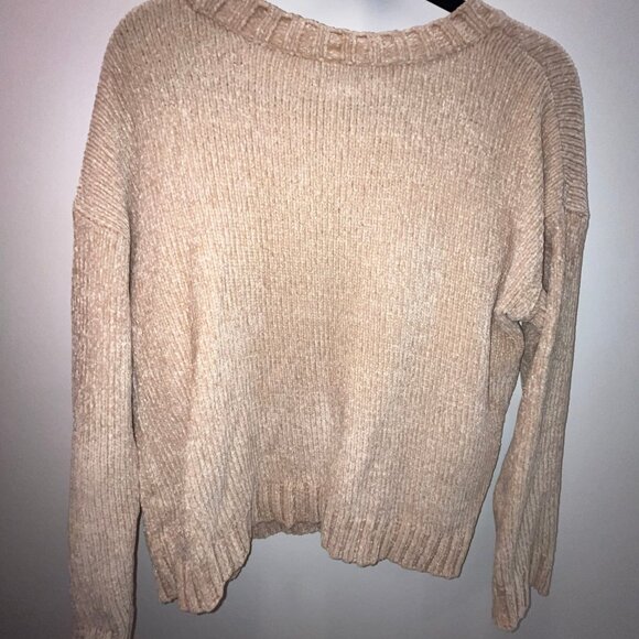 Aerie - Cream Crewneck Knit Sweater - Picture 4 of 4